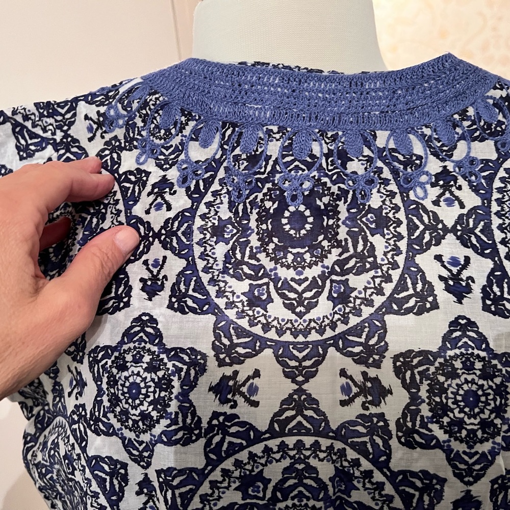 Tyler Boe summer dress- cotton with appliqué - Picture 5 of 5